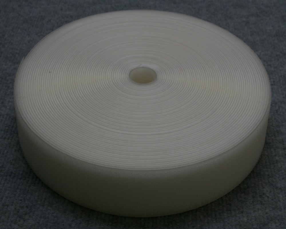 Touch Tape Hook 25mm White (25m roll)